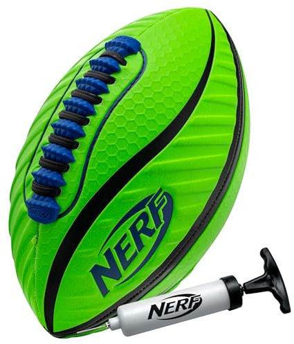 NERF Spiral Grip Spacelace Football - Authentic Feel - Junior