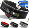 EVERLEVEN Premium Echtleder Gewichthebergürtel, Gewichthebergürtel für Herren und Damen, Weightlifting Belt, Fitness Gym Gürtel Bodybuilding Kraftsport Lifting Belt - Größe L/XL