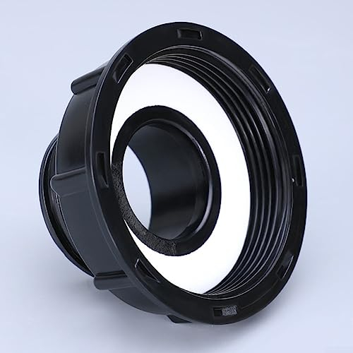 ZYWUOY IBC-Adapter, Kunststoff, 80 mm auf S60 x 6, Klein, Stecker, Adapter, geeignet für 640-1000 l Grobgewinde-IBC-Dosen und 1000l Regenwassertank