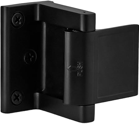 Zoegneer Türschlossverstärker mit hohem Widerstand – Sichtschutz-Türriegel für Schwingtüren, extra starkes Türschloss für Zuhause