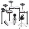 Alesis Nitro Max Kit Electric Drum Set with Quiet Mesh Pads, 10 Dual Zone Snare, Bluetooth, 440+ Sounds, Drumeo, USB MIDI, Drum Stool and Headphones