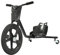 Pedal-Gokart, 16 Inch Kinderfahrzeug, Tretauto mit Beleuchtetes Hinterrad, 360° Universalrad, Sicherheit und Stabilität, für Kinder 130-160cm, Geschenk (Schwarz)