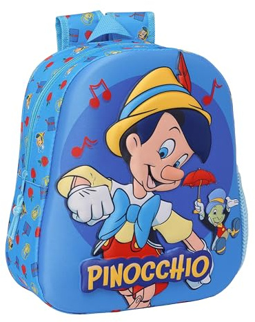 Safta M890a Princesas Disney Schulrucksack, 3D-Design, anpassbar an den Wagen, ideal für Kinder verschiedener Altersgruppen, bequem und vielseitig, Qualität und Widerstandsfähigkeit, 27 x 10 x 33 cm