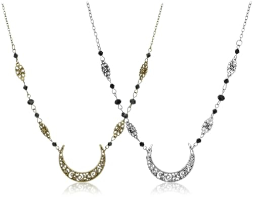 SBJJGQIS 2 Pcs Wikinger Accessoires Damen, Kopfkette Silber Kopfschmuck, Böhmischen Kopf Kette Mond Anhänger Kopf Kette, Stirnband Festival Haarschmuck für Frauen und Mädchen