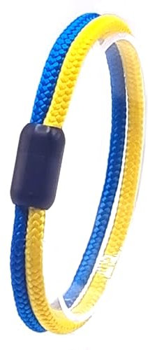 Generisch JoJewelry Fan-Armband verschiedene Nationen/Fanartikel/Geschenkbox (Ukraine, 20.00)