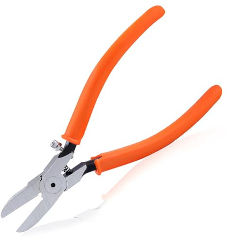 SPEEDWOX Präzisions-Seitenschneider mit längerer Schneidkante, 15,2 cm (6 Zoll), ultrascharfe Drahtschneider, Seitenschneider, mit längerer bündiger Schneide, bündiger Schnitt, Trimmer für Kabel,
