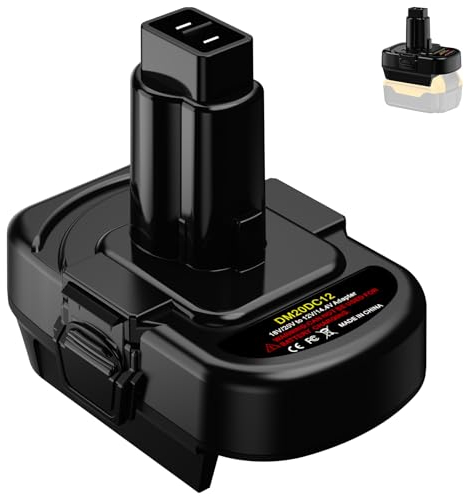 Adapter für Dewalt 14.4v NI-Cd NI-Mh Werkzeuge, für Makita 18V Lithiumbatterie BL1830 BL1850 BL1860 auf für Dewalt 12V 14.4V NI-Cd NI-Mh DC9091 kku-Werkzeug
