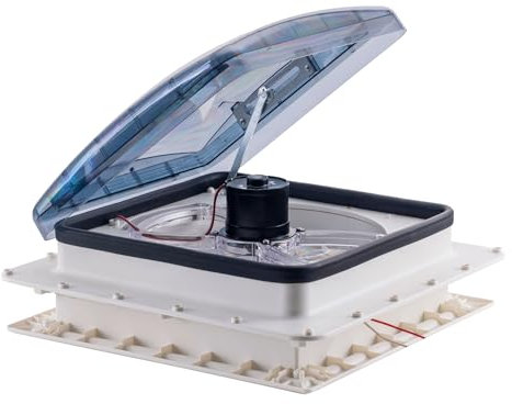 feeoveo Wohnmobil-Abluftventilator, hoher Luftstrom,(MANAUL-10-SPEEDS) Handbetätigter Dachventilator für Wohnmobil