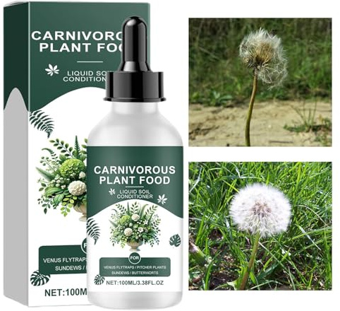 lyanny Alimento per piante carnivore, alimento per acchiappamosche di - Fertilizzante alimentare per piante da 100 ml,Alimento liquido per piante da coltivazione, integratore alimentare di nutrienti