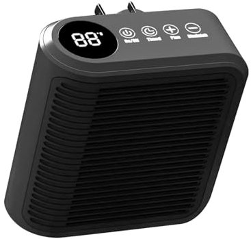 Petit radiateur électrique, radiateurs électriques pour usage intérieur | Chauffage mural multifonctionnel enfichable pour salle de bain - Appareil de chauffage mural électrique compact pour usage int