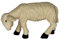 ZICOM Krippenzubehör Schaf ca. 4cm Polyresin, grasend