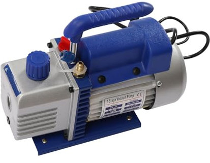 LIAIZE Pompa per vuoto, 1/4 HP pompa a bassa pressione, set di manometri per vuoto, per la riparazione di condizionatori automobilistici, condizionatori domestici, condizionatori d'aria divisi