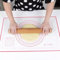 CHEFZOCO Tapete de Silicona para Amasar, Tapete de repostería Antiadherente, Alfombrilla Hornear Reutilizable, Baking Mat para Repostería, Apto para Hornear, Pastelería, Fácil de Limpiar, 40 x 30 cm