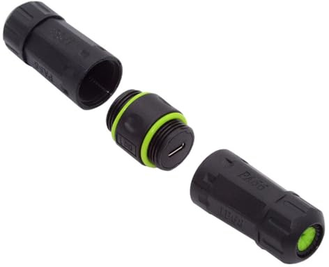 chenyang Coupleur étanche USB C, IP68 USB 3.1 Type-C 10 Gbit/s femelle vers femelle, rallonge de câble d'alimentation extérieur, adaptateur étanche