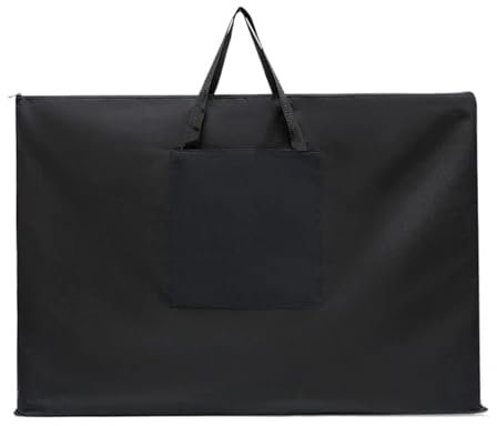 HUWOYG Künstler-Zeichenbrett Tasche A1 Malbrett-Aufbewahrungstasche, wasserdichte Maltasche for Zeichnen, Skizzieren, Kunstkoffer, Reise-Kunstbedarf, Tragetasche, Schwarz Für Poster Skizzieren