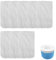 WUSJCOF 8 pièces Chaussette Skimmer Piscine, Chaussettes Skimmer Réutilisables, Filtre Piscine pour Débris, Pollen et Écume, Accessoires de Filtration Fine (Blanc)