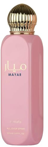 Lattafa Mayar - Fruity, Aquatic, Floral, Musky - All Over Spray Long-Lasting Fragrance for Women, 150 ml