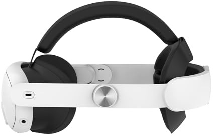 Verbesserter Komfort VR-Stirnband für Oculus/Meta Quest 3/3S – leichter Elite-Ersatz mit ergonomischem Design und verstellbarer Passform
