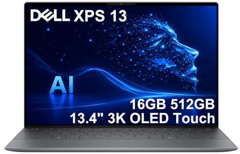 Dell XPS 13 9345 Laptop, Copilot+ AI PC (34.0 cm FHD+ 120Hz, Qualcomm 12-Core Snapdragon X Elite, 32GB 8448MT/s RAM, 1TB SSD), Thin & Light, 27 Stunden Akkulaufzeit, IR Webcam, Wi-Fi 7, Win 11 Pro