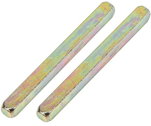 2X Solid Steel Door Handle Spindles | 90mm