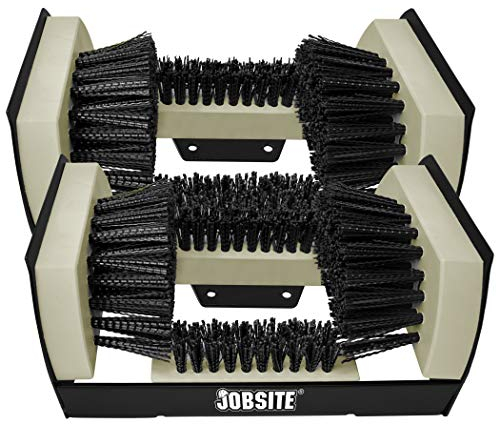 JobSite Boot Scrubber - The Original Shoe Scraper & Cleaner Brush (2 Pack)