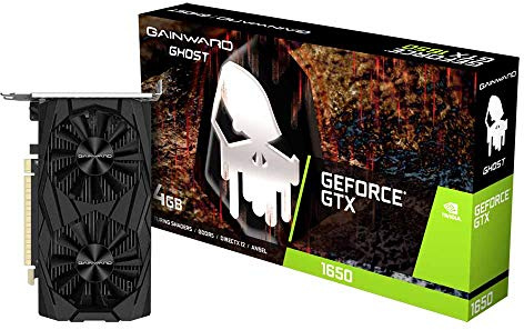 Gainward 471056224-0870 - Tarjeta gráfica (GeForce GTX 1650, 4 GB, GDDR5, 128 bit, 7680 x 4320 Pixeles, PCI Express x16 3.0)