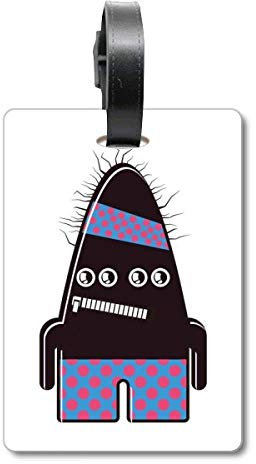 Universe and Alien Black Monster Cruise Koffer Tag Tourister Identification Label