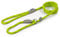 Ancol Viva Reflective Rope and Leather Slip Dog Lead - Lime - Lightweight Weatherproof Durable Puppy Training Accessory - 1.5m x 8mm