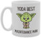 MG5153 Mug en céramique avec inscription « Yoda Best Maintenance Man »