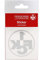 1. FC Kaiserslautern Aufkleber, Autoaufkleber - innen Silber - mit Aussenring, FCK Sticker - Plus Lesezeichen I Love Kaiserslautern