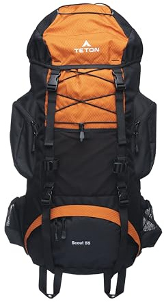 TETON Sports Unisex-Erwachsene Scout 55 Backpack (Burnt Orange) Rucksack mit internem Rahmen, 55 Liter