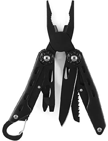 11 En 1 Multitools Multifonction Outil En Acier Inoxydable Couteau Pliant Pince Avec Sac En Tissu Oxford Pour Extérieur,Survie,Camping, Randonnée,Réparation Simple