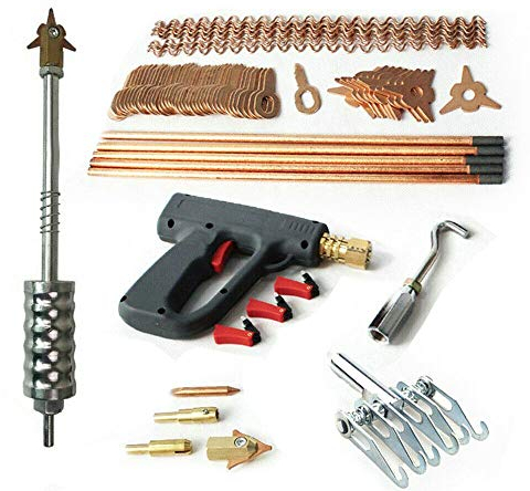Set di 86 accessori per spotter per la riparazione di ammaccature sulla carrozzeria