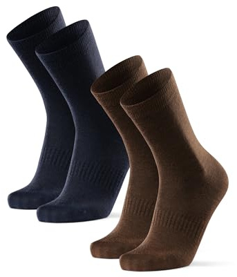 DANISH ENDURANCE Merino Wool Hiking Liner Socks, Low-Bulk Blister-Preventing Walking Socks, Breathable & Moisture-Wicking for Men & Women, Unisex, 2 or 4 Pack