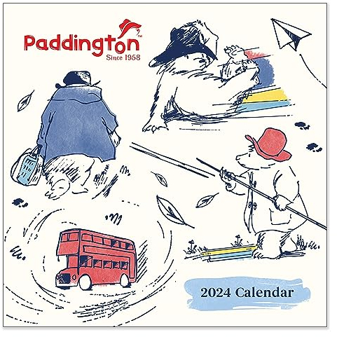 2024 Paddington Illustrierter quadratischer Kalender