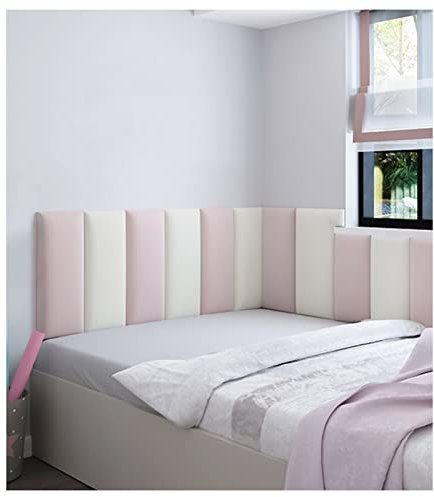 pujindu Kinder Anti-Kollision Wandaufkleber, Kopfteil Schälen Und Kleben, 3D Soft Bag Wandpaneele, Selbstklebendes Wandkissen Für Kinderzimmer, Kinderzimmer (Farbe : B, Größe : 120cm)