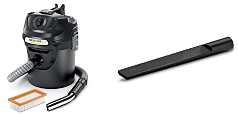 Kärcher AD 2 Aspiracenere - Capacità vano raccolta: 14 l, Potenza d'aspirazione: 150 Air Watt, 600 W - Incl. tubo d'Aspirazione 1.2 m, filtro plissettato 2.863-306.0 Lancia