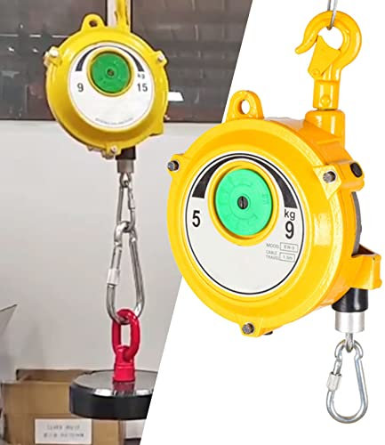 Einstellbarer Federzug Balancer 5-9kg, Federzug Rückholer für Kabel, Multifunktionale Hilfswerkzeuge für Fixieren Und Aufhängen Von Werkzeugen