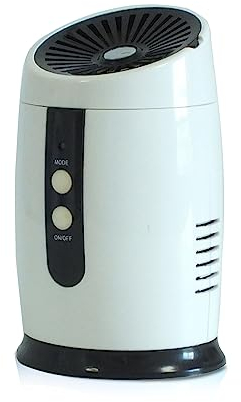 GMB OZONE - Generador de Ozono Portátil Compacto Eliminador de Olores Frigorifico, Purificador de Aire de Espacios Pequeños para Nevera, Coche, Zapatero, Armario | Sin Cables | Funciona con Pilas.