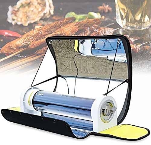 FENGSSLL Tragbarer Solarkocher, Solarofen, 4,5 L Solarkocher Mit Großer Kapazität, Outdoor-Ofen, Campingkocher mit Thermometer, Ideal Für Camping Oder Wandern