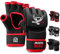 BEASTRAGE MMA Handschuhe für Männer und Frauen,Martial Arts Mitts Grappling Sparring,Ventilated Palm, VEGAN Leder, Cage Fighting, Muay Thai, Kickboxen, Boxsack, Boxen, Kickboxen (L, ROT)