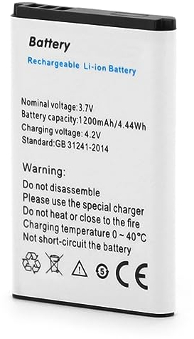 SHAWOROCE 1200mAh 3.7V Rechargeable Li-ion Battery Compatible with TechniSat Dab Radio Digitradio 1 1S 2 2S Techniradio RDR Viola 2CIR 3 6IR 6S IR Nordmende Transita 100 200 BL-5C BL-05