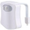 JINGAN Toilette à LED | Changement Couleur des lumières LED des Toilettes,Capteur Mouvement Cuvette Toilette Veilleuse Cool Fun Accessoire Salle Bain Unique Funny Gadgets