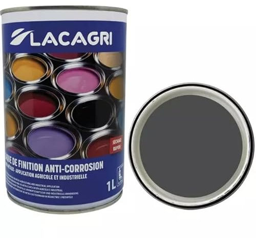 Lacagri Peinture antirouille 3 en 1 - Couche de finition et apprêt - Gris FENDT