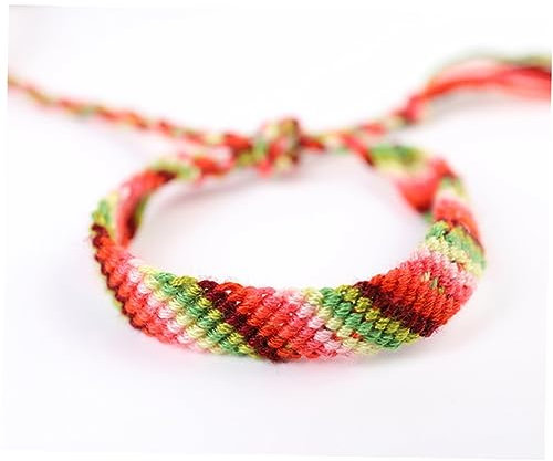 Lurrose Nähgarn-set Aus Baumwollgarn Stickset Für Baumwollseil-armbänder Farbverlaufsfäden Zum Handstricken Maschinennähen Für Papa