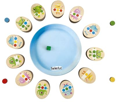 Monster Confetti, Kinderspiel, Lernspiel für Zuhause - Bekannt aus dem Kindergarten