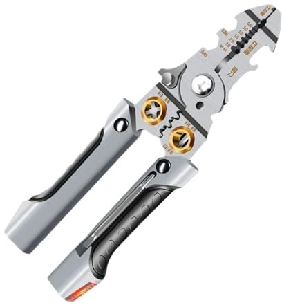 Zubehors Pelacables multiusos,Pelacables multifuncionales - Herramienta pelacables profesional multiusos - Pelacables preciso, empalmador de cables, alicates multifuncionales para electricista para