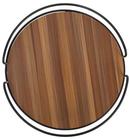 MAGICLULU Support Rotatif En Bois Pour Pots Dassaisonnement Organiseur De Rangement De Cuisine Plateau De Rangement Rotatif Pour La Maison Support À Condiments