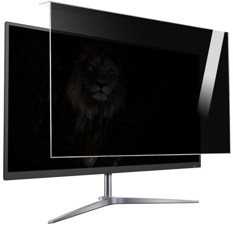 HSSMEUR 18-32 Inch Computer Monitor Protector,Removable Privacy Screen Filter for Data Confidentiality (32in 730x440mm)
