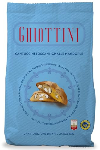 Ghiottini Cantuccini Toscani IGP, Italienisches Gebäck mit 20% Mandeln aus der Toskana, 1 KG